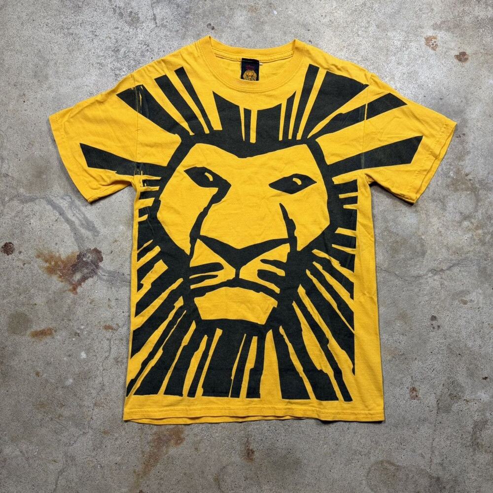 VTG 90s Disney Lion King Broadway Simba Shirt Size S